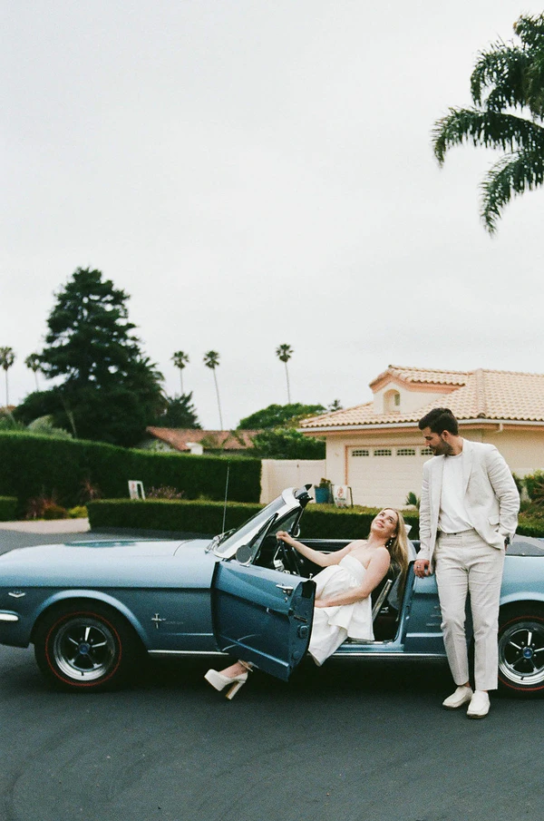 Chic pre-wedding shoot in Santa-Barbara — photo 5