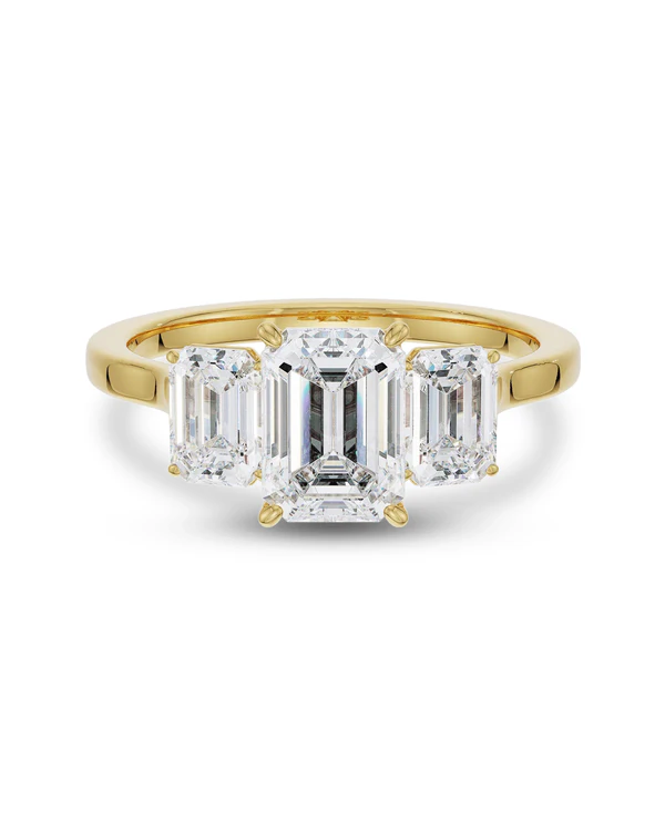 30 Emerald Cut Engagement Rings & Wedding Bands We're Loving