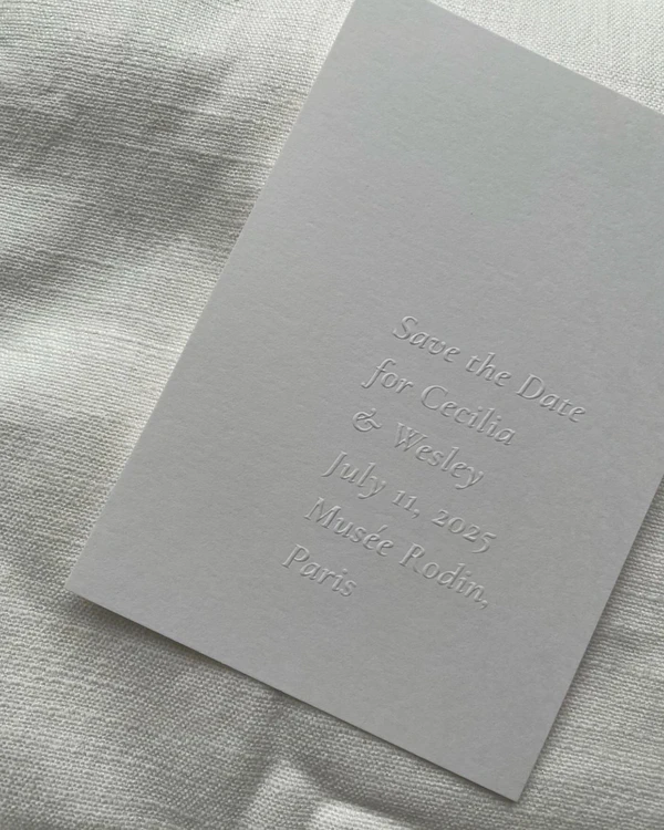 28 Minimalist Wedding Invitation Ideas