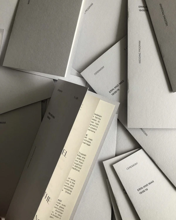 28 Minimalist Wedding Invitation Ideas