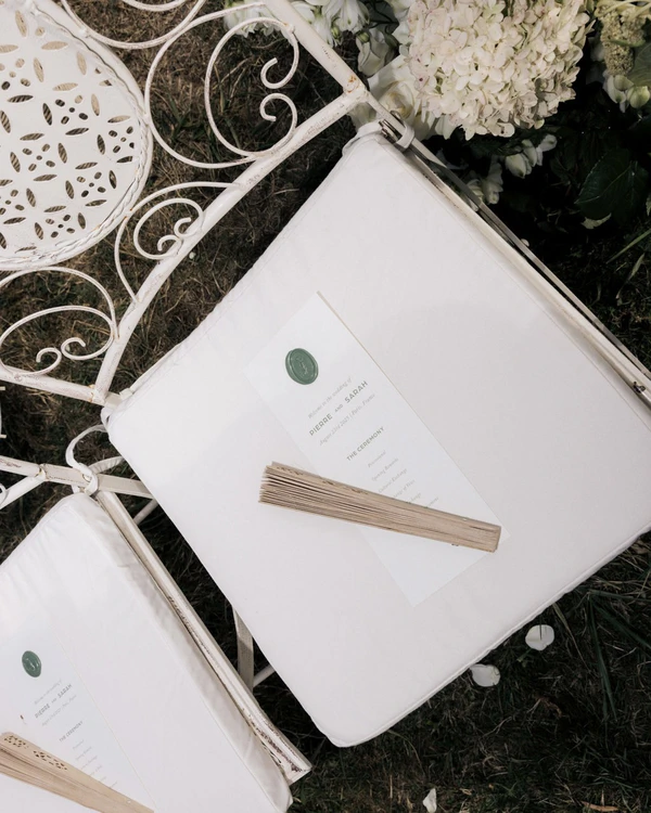 An Intimate Parisian Wedding Amidst an Elegant Château Garden