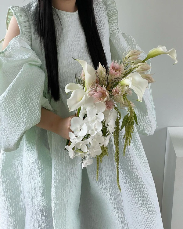 Cascading Flower Bouquets