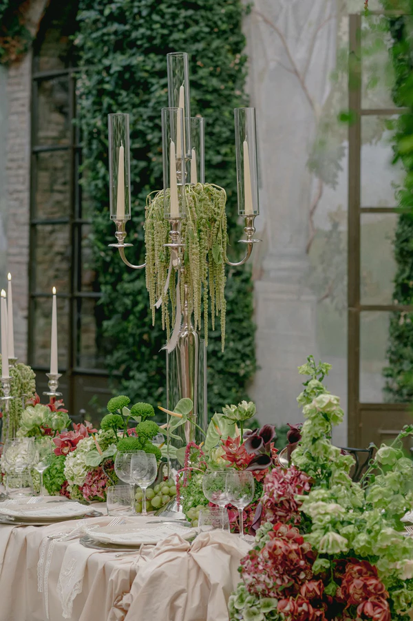 Vintage-Inspired Couture Takes Center Stage at This Chicly Curated Castle Wedding in Rome