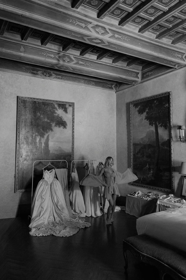 Vintage-Inspired Couture Takes Center Stage at This Chicly Curated Castle Wedding in Rome