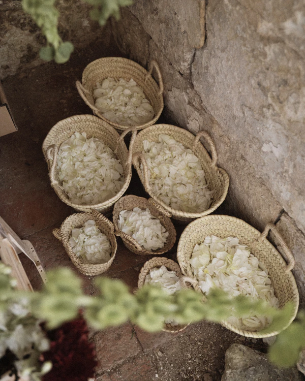 An Intimate Menorca Quarry Wedding with Avant-Garde Design & Vintage Bridal Looks