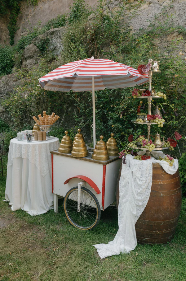 Vintage-Inspired Couture Takes Center Stage at This Chicly Curated Castle Wedding in Rome