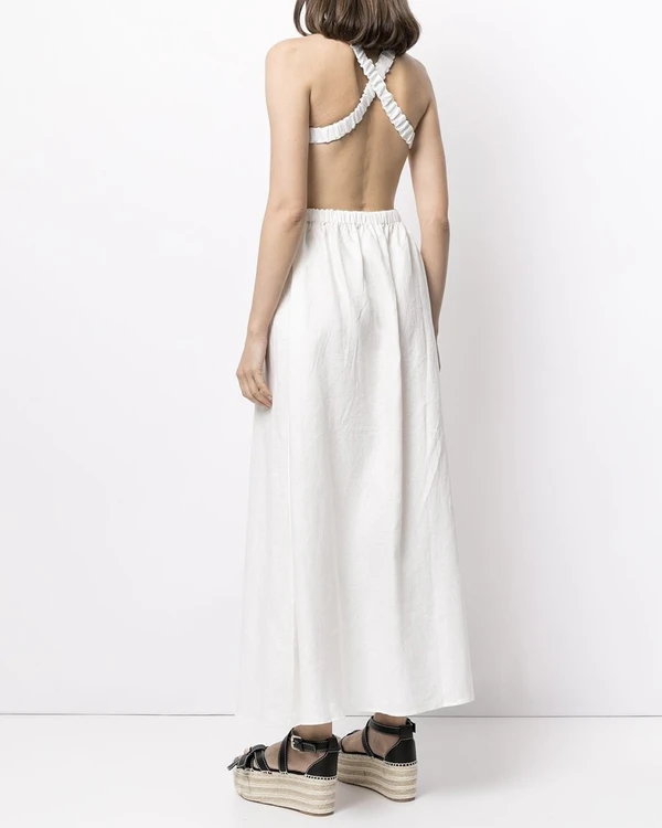 White Linen Dresses for a Summer Wedding