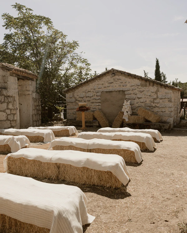 A Playful & Artistic Rural Wedding in Countryside of Madrid