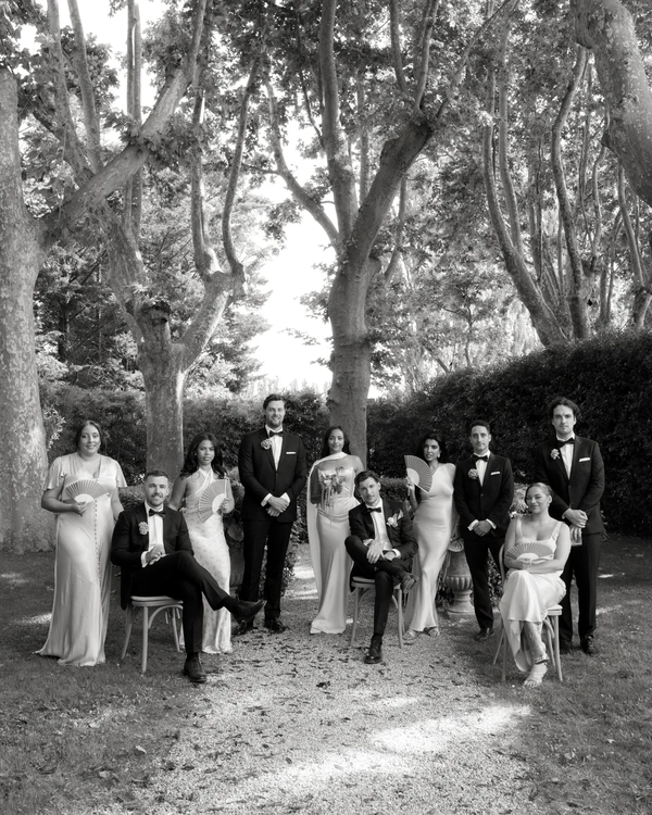A Romantic Provençal Garden Wedding in France with Pastel Blooms & Antique Details
