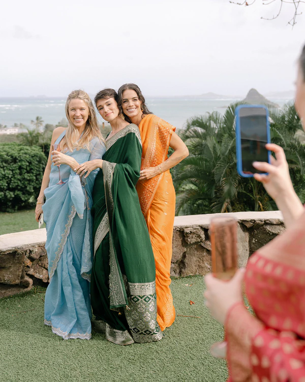 A Bold & Artfully Designed Wedding on the Lush Tropical Shores of Oahu, Hawaii