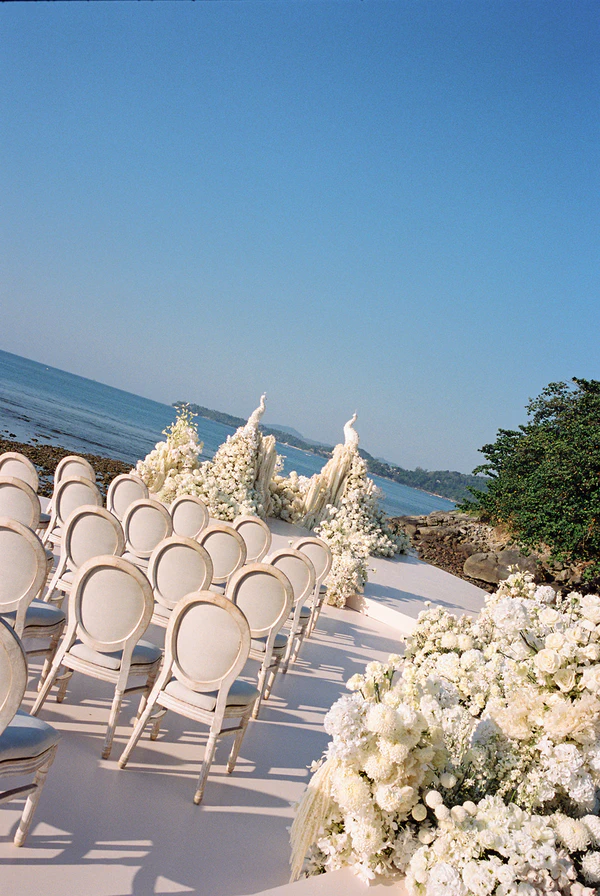 A Sculptural Floral Fantasy at This Intimate Black-Tie Wedding in Phuket