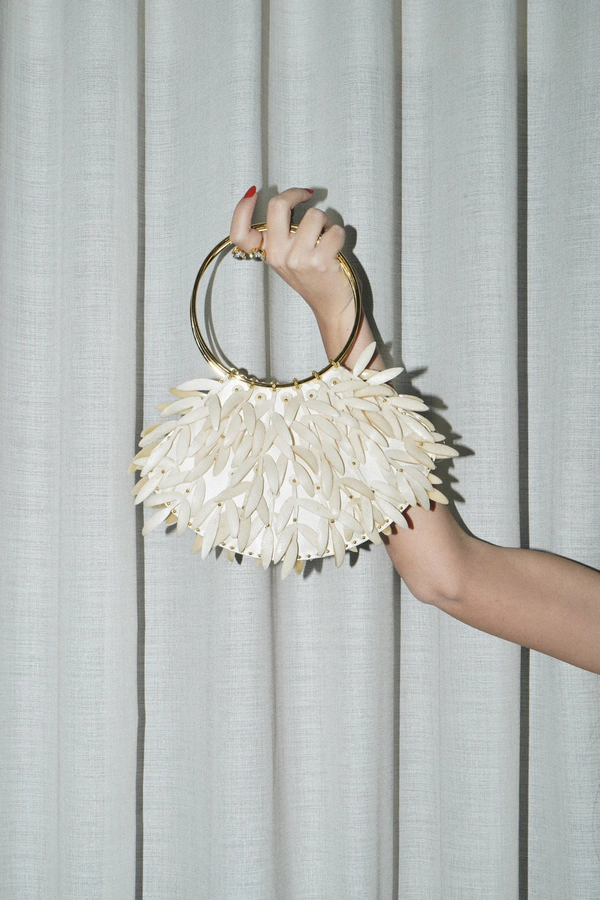 <a href="https://vanina.me/products/handbag-olive-branch_white">VANINA Bag</a>, $675