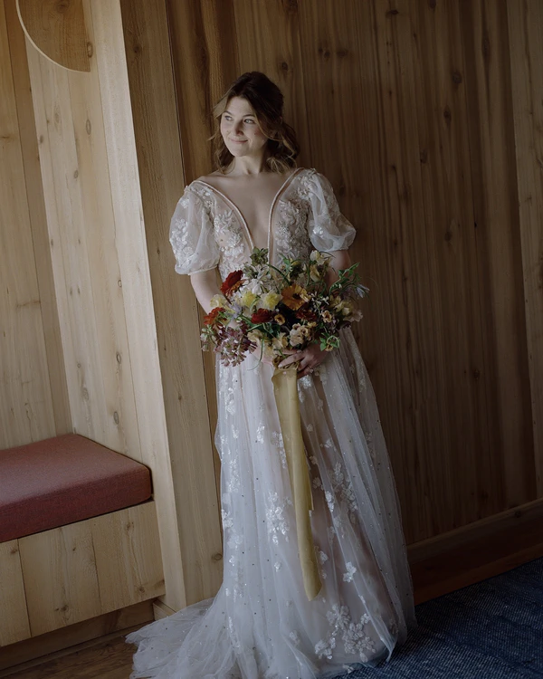 An Elegant Wildflower Wedding with Majestic Ocean Views