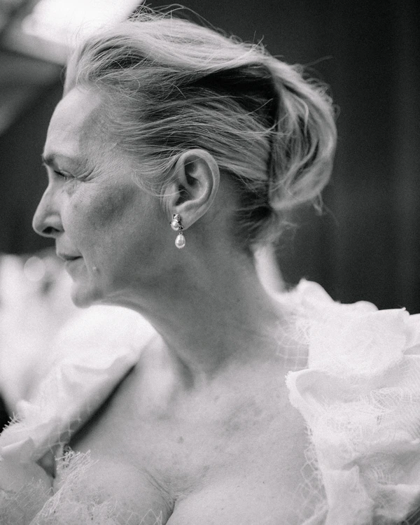 Backstage at Vivienne Westwood's Debut Bridal Runway Show