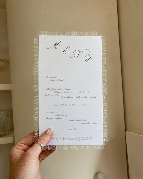 Vintage Lace & Embroidery Stationery Inspiration