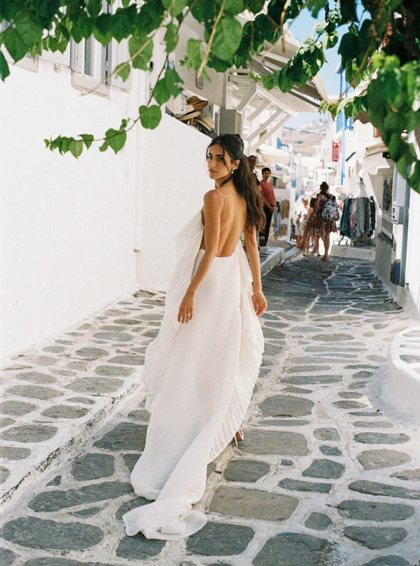 Jewelry Designer Noy Tawil's Mykonos Wedding Weekend Blending Bohemian Luxury & Mediterranean Chic