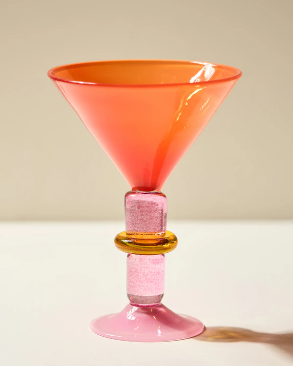 <a href="https://gather.glass/products/miami-martini-glass-in-red">GATHER Miami Martini Glass</a>, $355