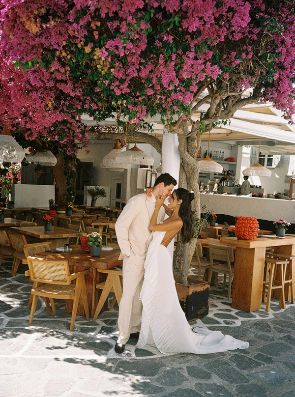 Jewelry Designer Noy Tawil's Mykonos Wedding Weekend Blending Bohemian Luxury & Mediterranean Chic