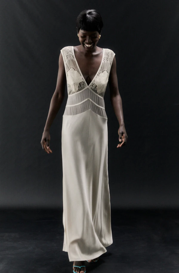 <a class="underline underline underline-offset-2 decoration-1 decoration-current/40 hover:decoration-current focus:decoration-current" href="https://www.modaoperandi.com/women/p/sleeping-with-jacques/pascal-dress/725801">SLEEPING WITH JACQUES Pascal Lace-Inset Silk Maxi Dress</a> from Moda Operandi, $1,300