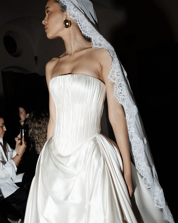 Backstage at Floure’s NYBFW Fall 2026 Runway Show