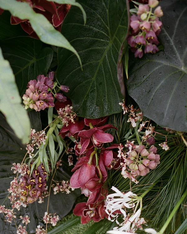 A Bold & Artfully Designed Wedding on the Lush Tropical Shores of Oahu, Hawaii