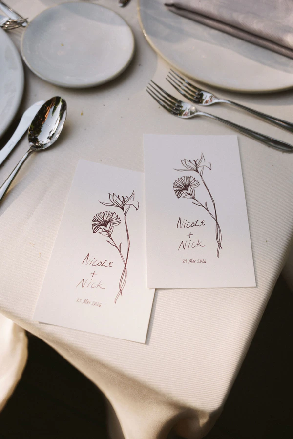 An Effortlessly Chic Garden Wedding in Mallorca with Vintage Details & Mountain Views