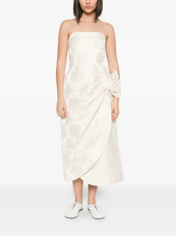 <a href="https://www.farfetch.com/shopping/women/simone-rocha-sash-midi-dress-item-33742494.aspx">SIMONE ROCHA Dress</a> from Farfetch, $1786