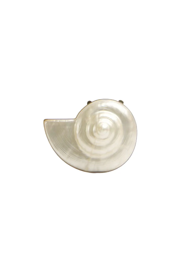 <a href="https://simkhai.com/collections/clutches-handbags/products/marion-acrylic-shell-clutch">SIMKHAI Bag</a>, $495