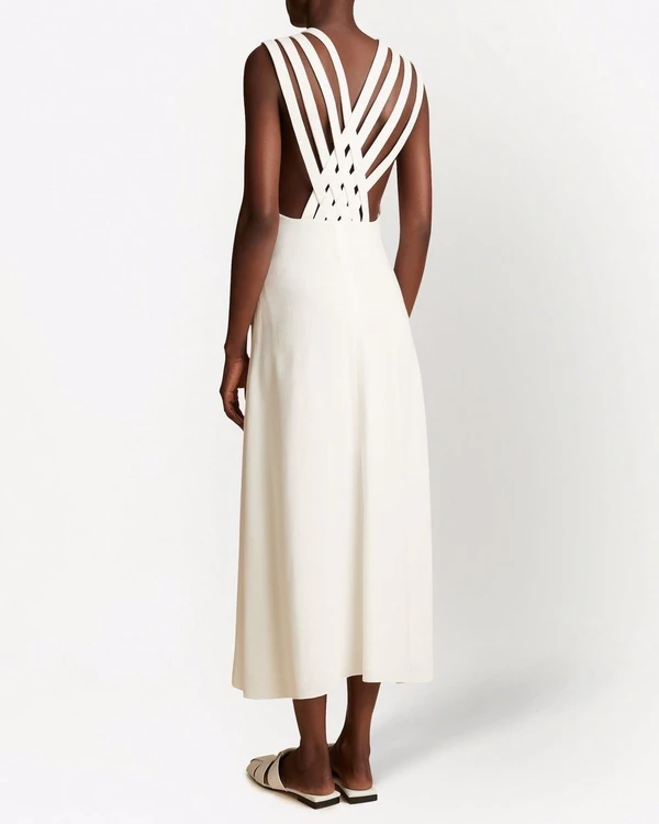White Linen Dresses for a Summer Wedding