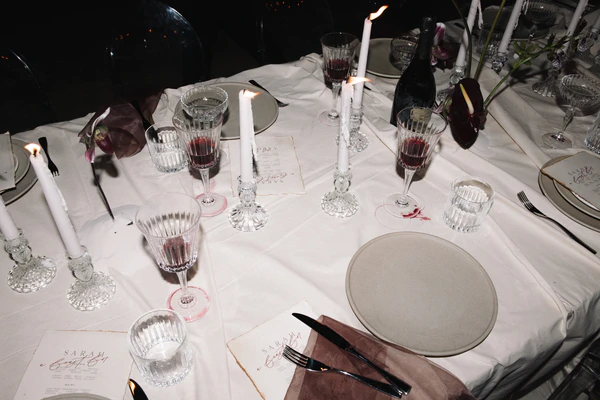 A Darkly Romantic Wedding Soirée
