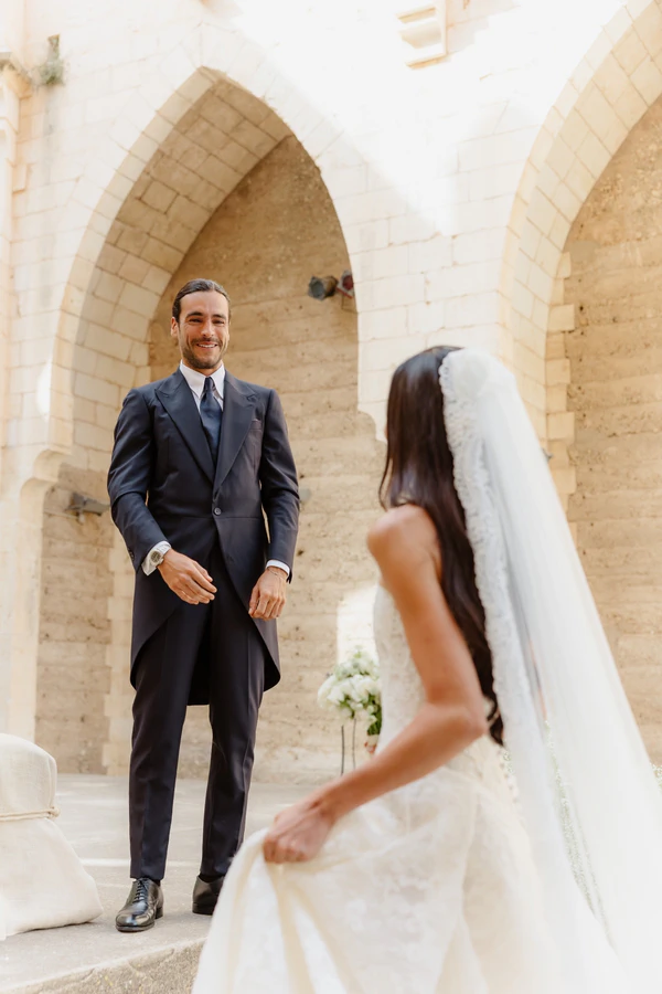 Entrepreneur Eva Garzón’s Elegant Mallorca Wedding in a Breathtaking Open-Air Cathedral