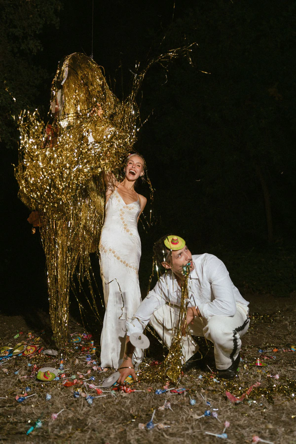 Influencer Jade Mitchell-Clyde's Chic Black-Tie Wedding in California's Gold Country
