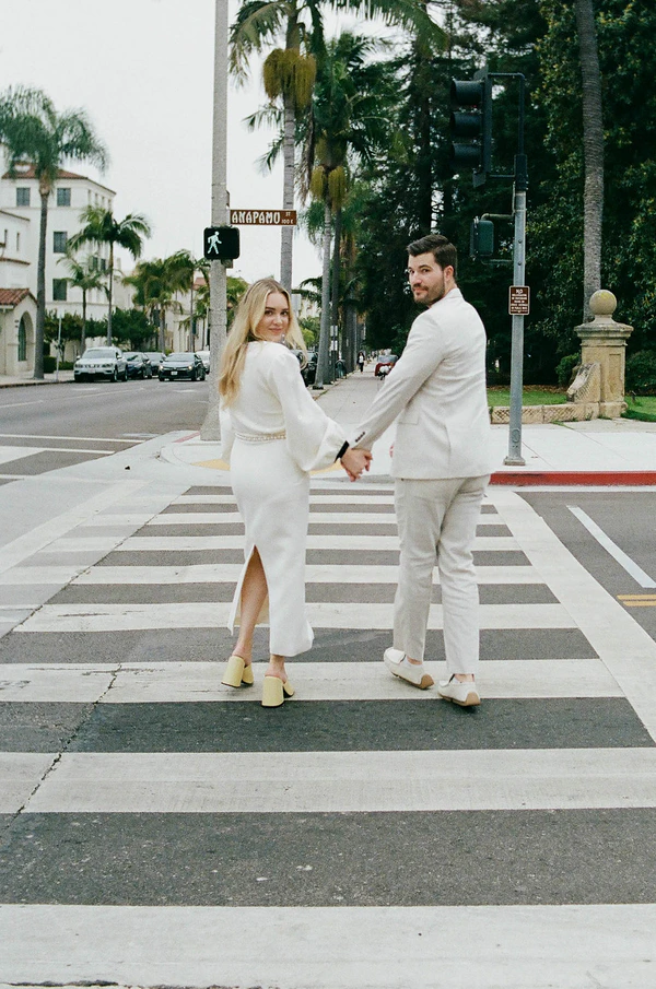 Chic pre-wedding shoot in Santa-Barbara — photo 14