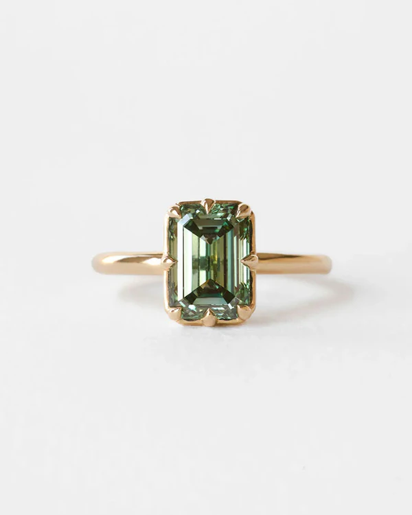 30 Emerald Cut Engagement Rings & Wedding Bands We're Loving