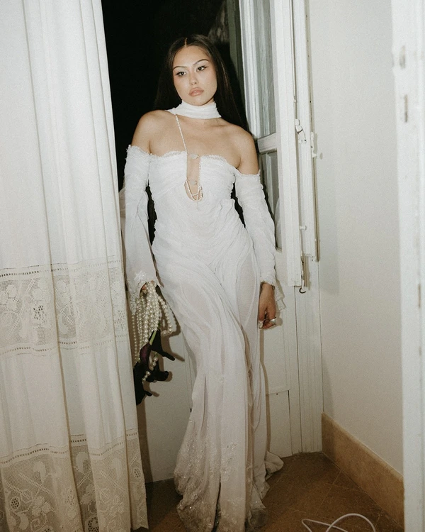 This Galliano-Inspired Bride Brought Mermaidcore to Sicily