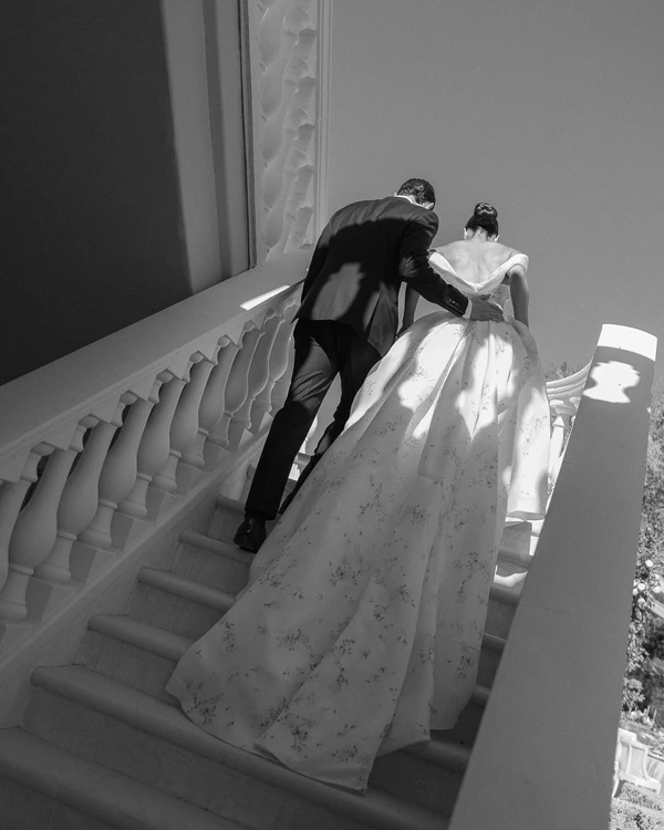 Actress Corinne Foxx Marries in Monique Lhuillier for a Fairytale Californian Wedding