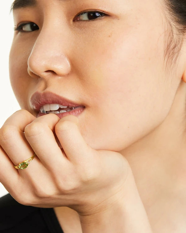Light Green Engagement Rings