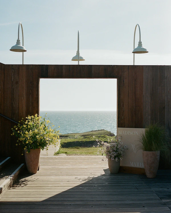 An Elegant Wildflower Wedding with Majestic Ocean Views