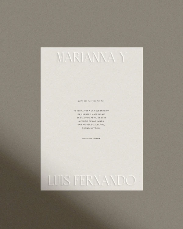 28 Minimalist Wedding Invitation Ideas