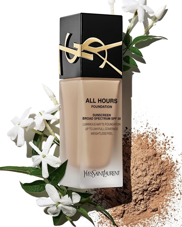 <a href="https://www.yslbeautyus.com/makeup/face/foundation-tinted-moisturizer/all-hours-foundation/WW-50960YSL.html?srsltid=AfmBOoqCxnRvjdV0z73aeGlQAGtQNe48X4G0-dbw34ebkQbE0Yps_jDK">YSL</a>