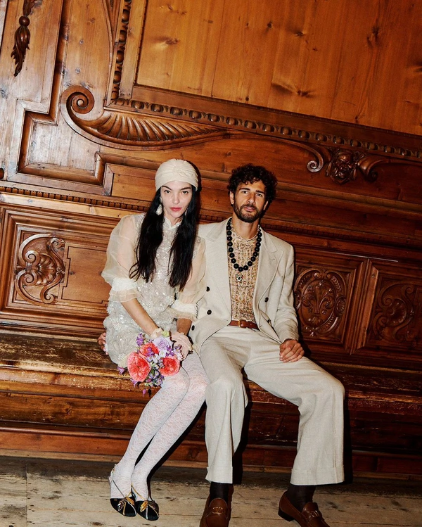 Supermodel Mariacarla Boscono & Olympian Claudio Stecchi Marry (Again!) in Florence