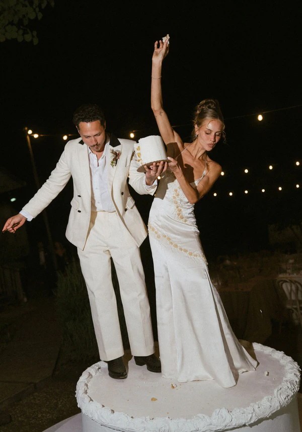 Influencer Jade Mitchell-Clyde's Chic Black-Tie Wedding in California's Gold Country