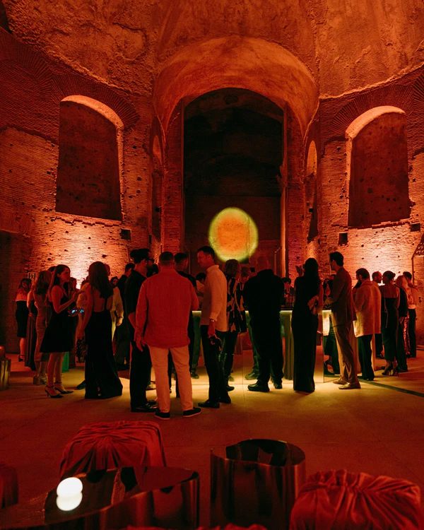 From Roman Garden Romance to a Red-Lit Nightclub at This Villa Aurelia Wedding