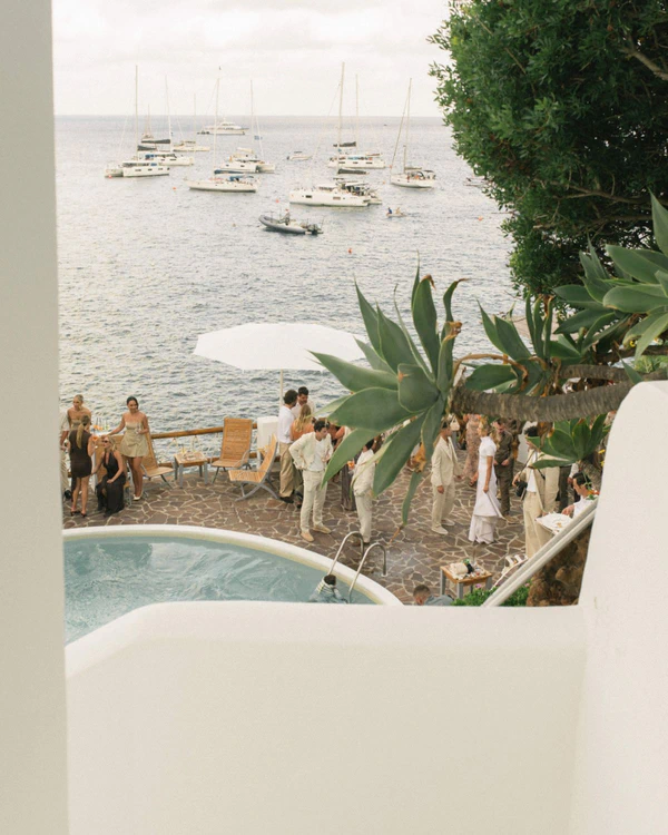 A Minimalist Seaside Wedding on the Breathtaking Island of Panarea, Sicily