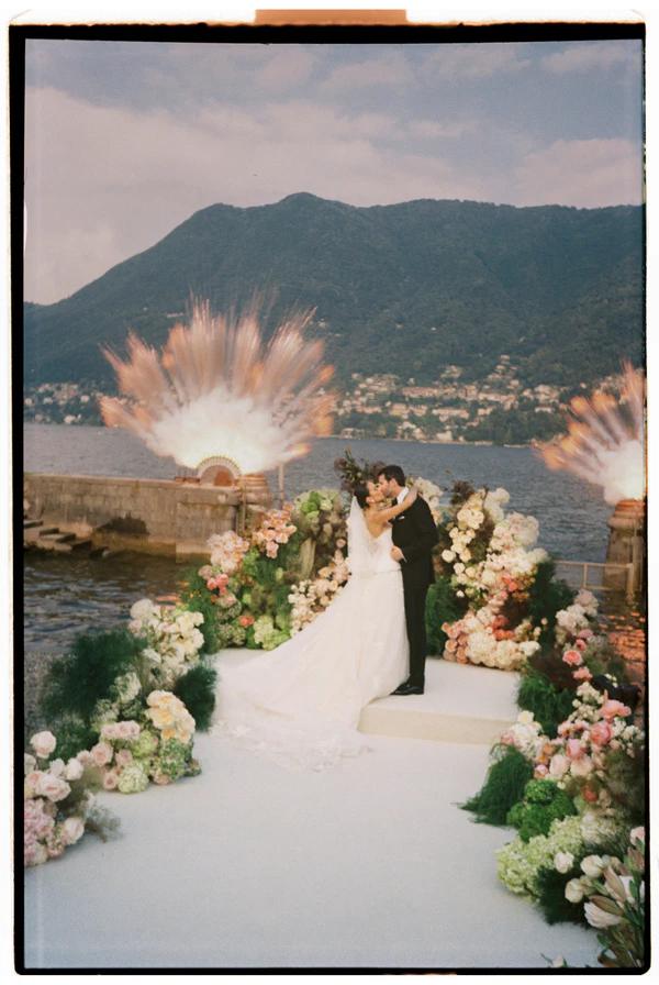 Brittany Netta’s Cinematic Lake Como Wedding Featuring a Bespoke Danielle Frankel Gown