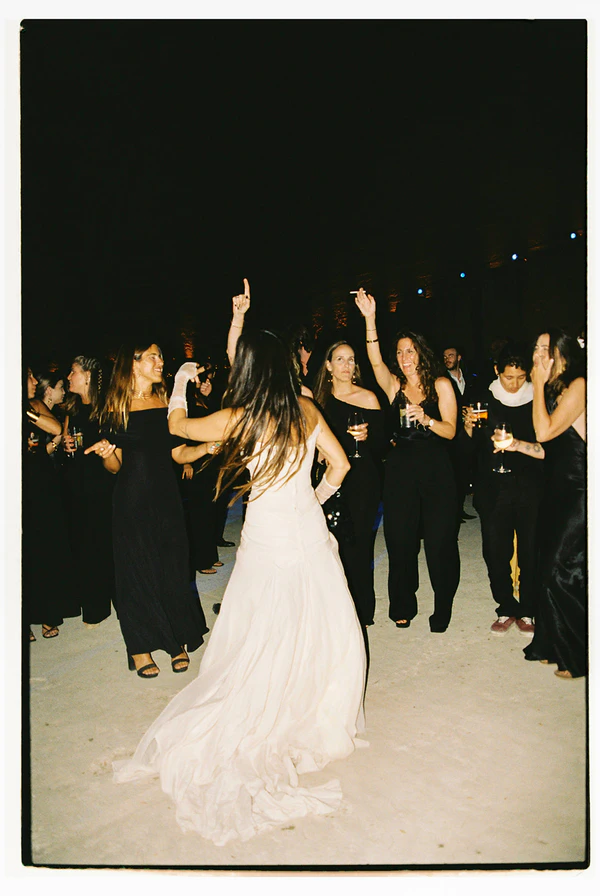 Giant Sculptural Florals & Dreamy Drapery by Mia Sylvia at This Stone Quarry Wedding in Menorca