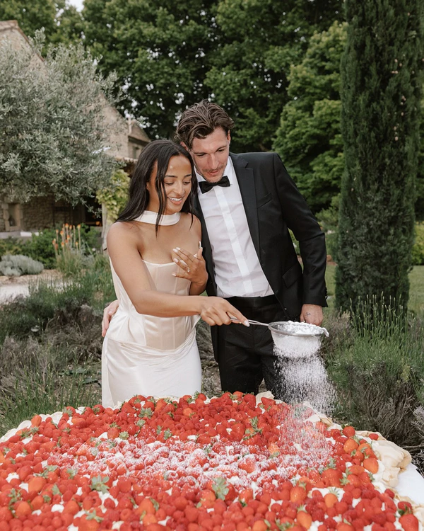 A Romantic Provençal Garden Wedding in France with Pastel Blooms & Antique Details
