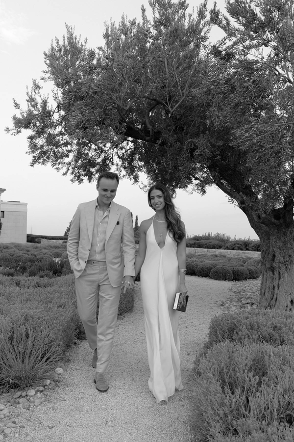 A Cinematic & Artistic Color-Washed Wedding Weekend at Amanzoe in Greece