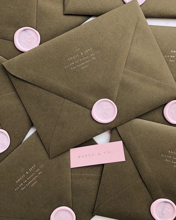 28 Minimalist Wedding Invitation Ideas