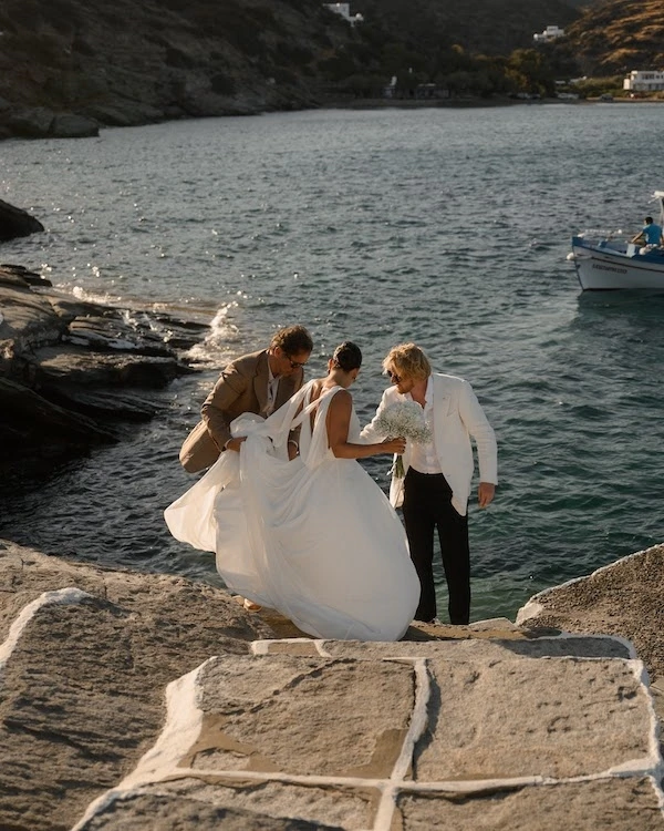 An Intimate Greek Island Wedding